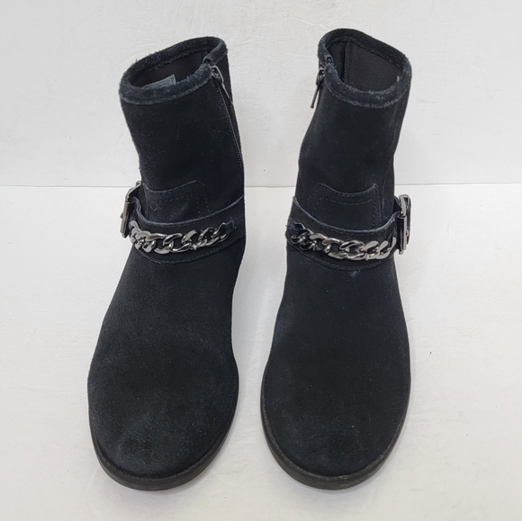 VIONIC Orthaheel Country Crescent Suede Boots Ankle Buckle Size 7.5 - Picture 2 of 14